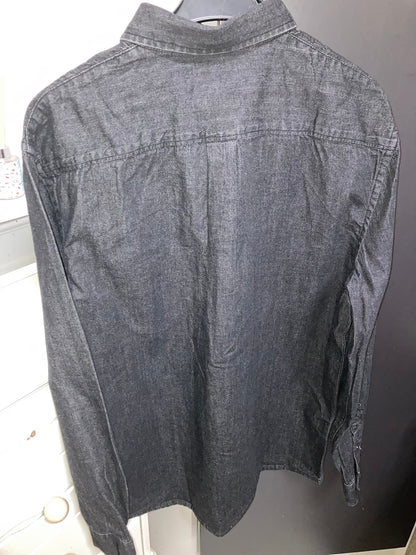 Chemise en Jean noire modèle Théo taille L