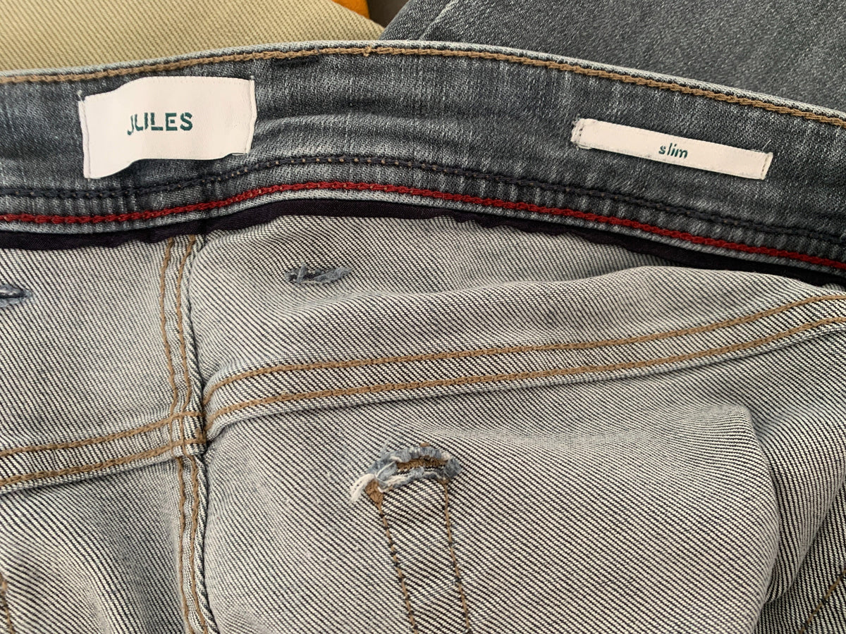 Jean slim 3 longueurs en polyester recyclé