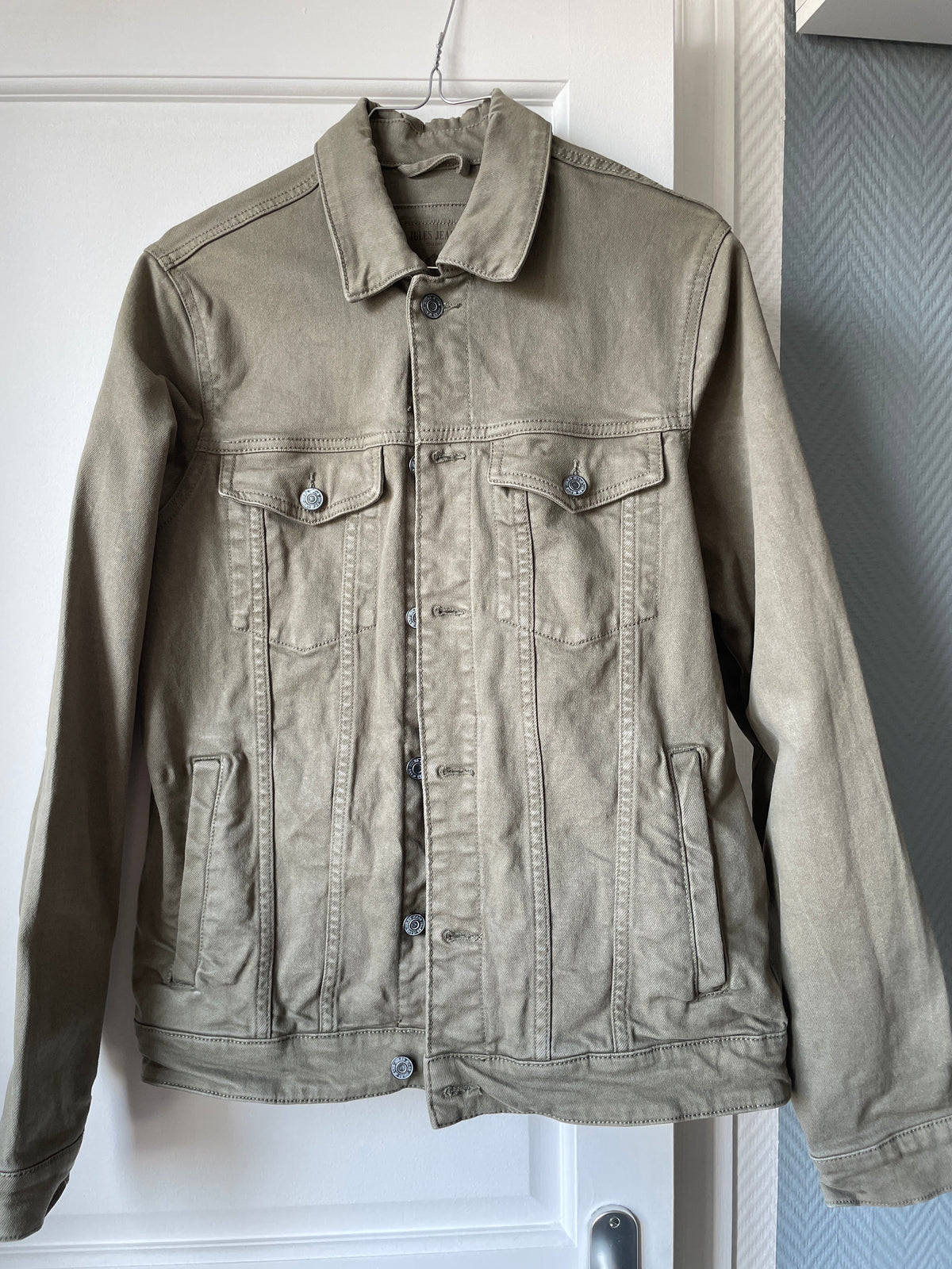Blouson coton esprit denim