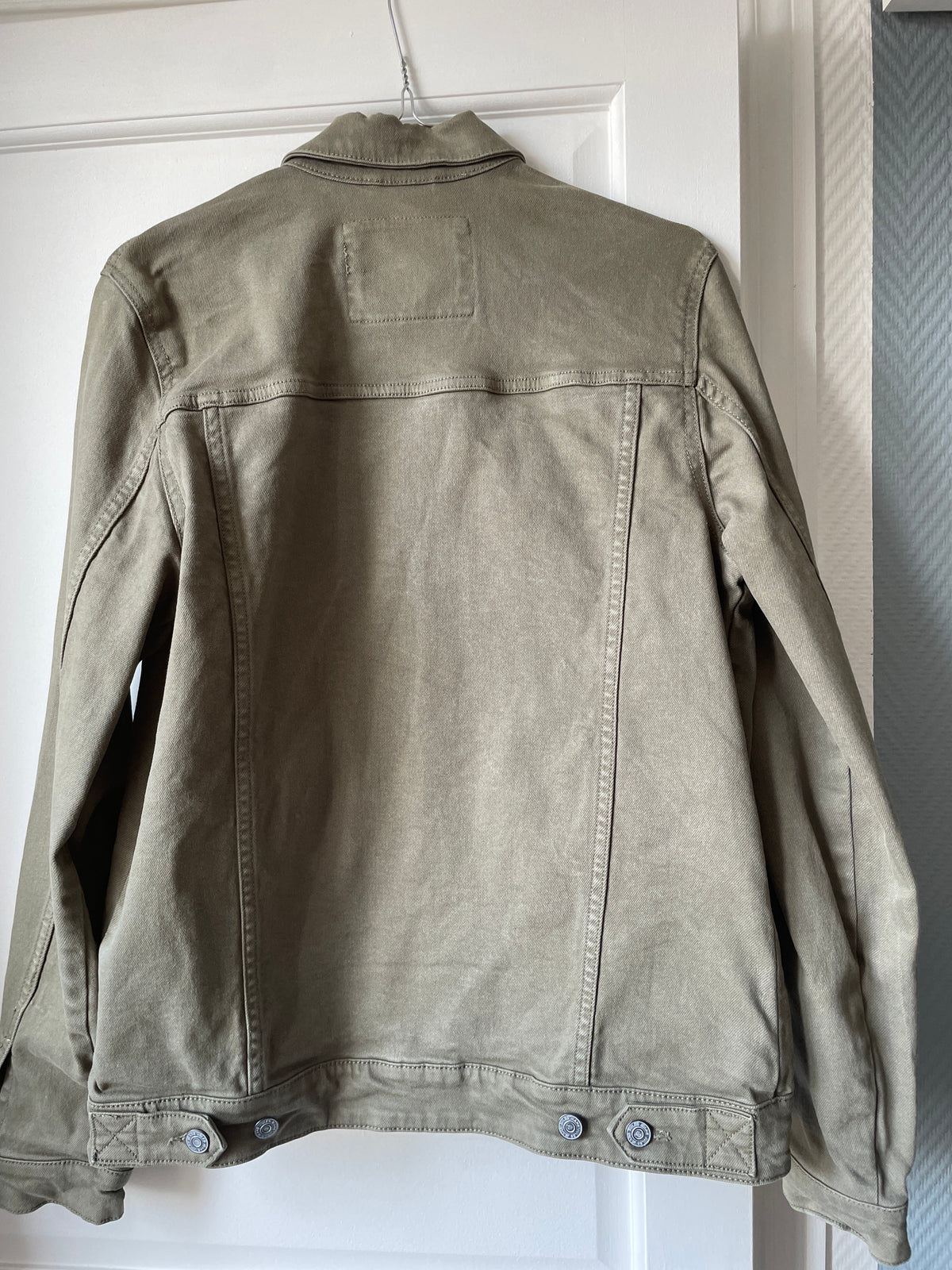 Blouson coton esprit denim