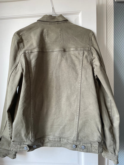 Blouson coton esprit denim
