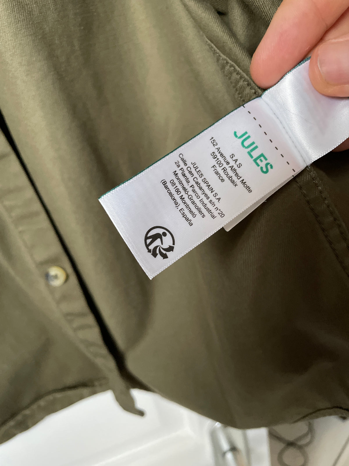 Chemise regular twill coton biologique