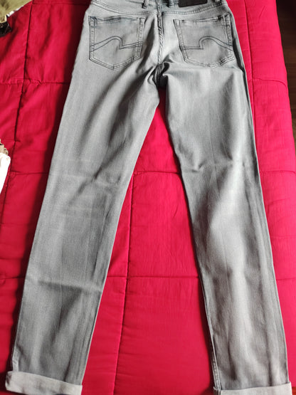 Jeans gris straight