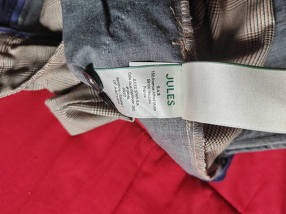 Pantalon slim chino à carreaux prince de Galles