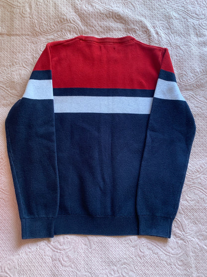 Pull col rond colorblock