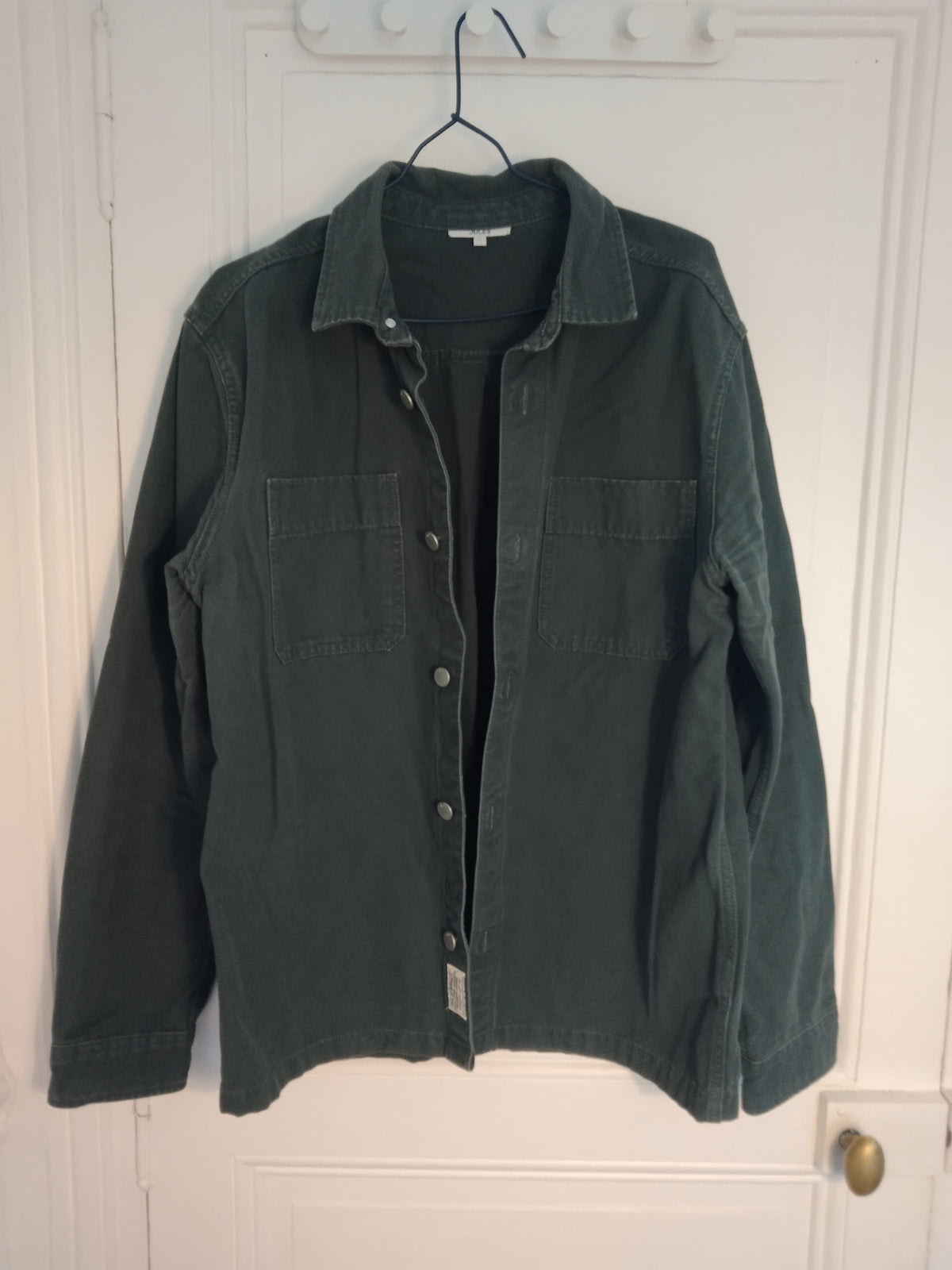 Surchemise unie effet workwear coton