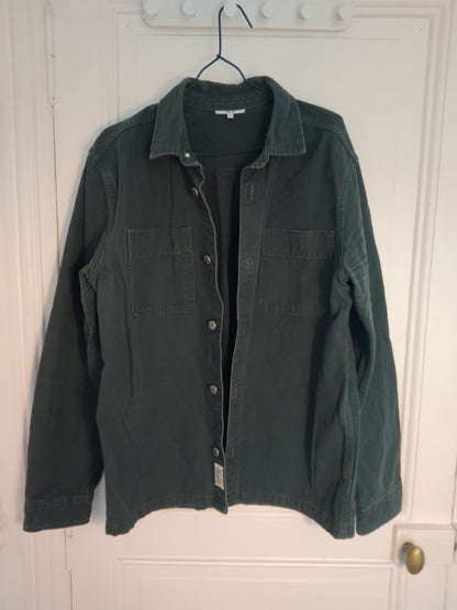 Surchemise unie effet workwear coton