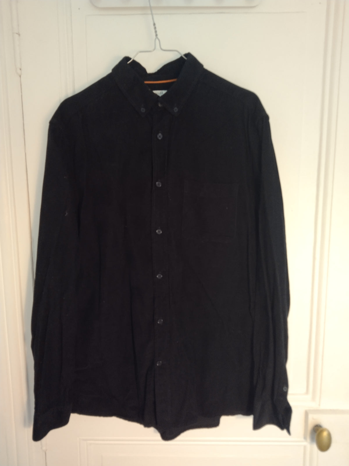 Chemise velours noir - Taille L