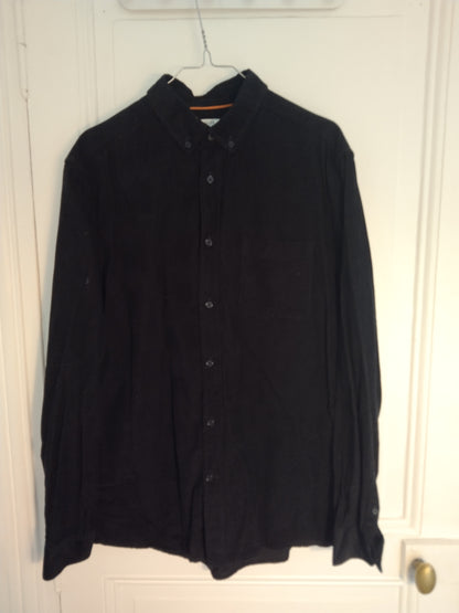 Chemise velours noir - Taille L