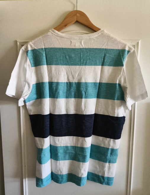 T-shirt à rayures bleues Jules