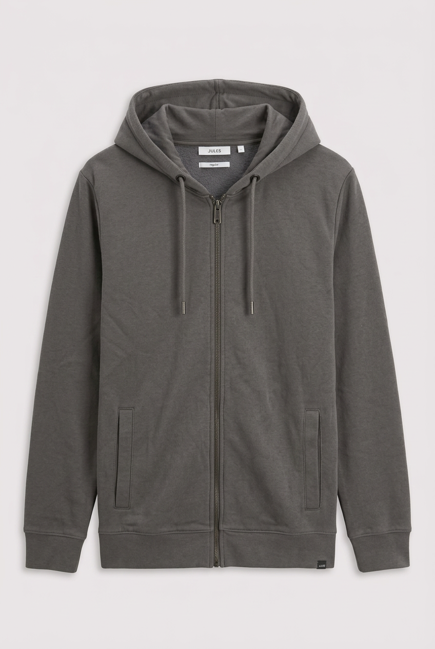 Sweat à capuche zippé