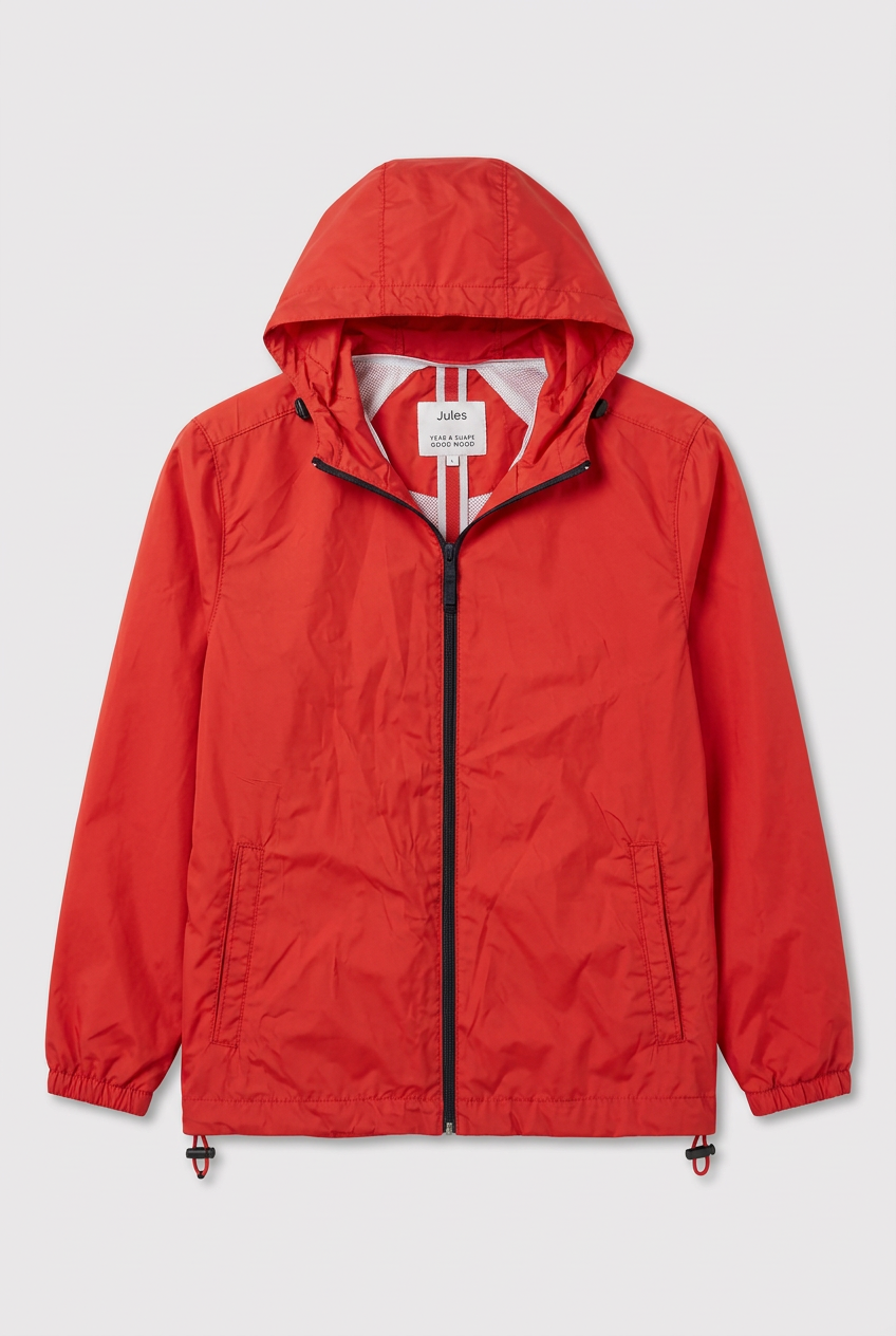 Blouson nylon capuche