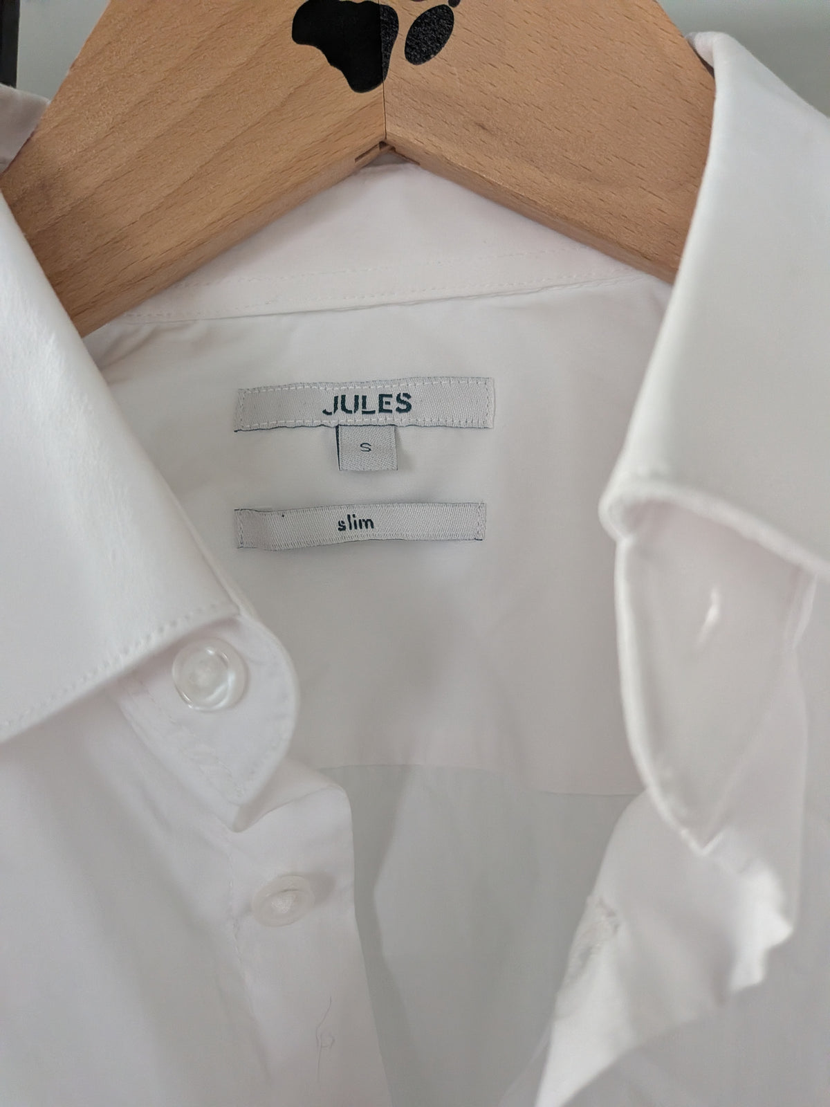 Chemise slim unie en polyamide recyclé