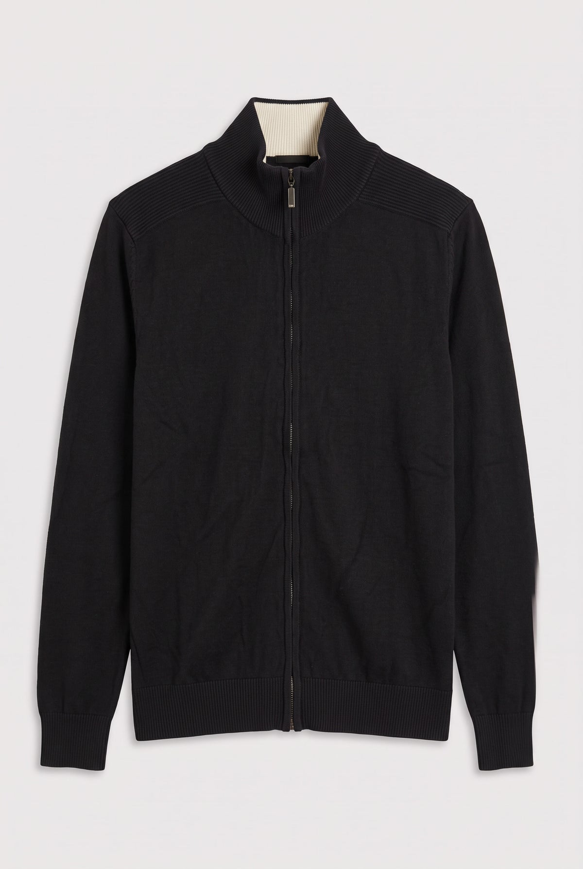 Pull zippé noir