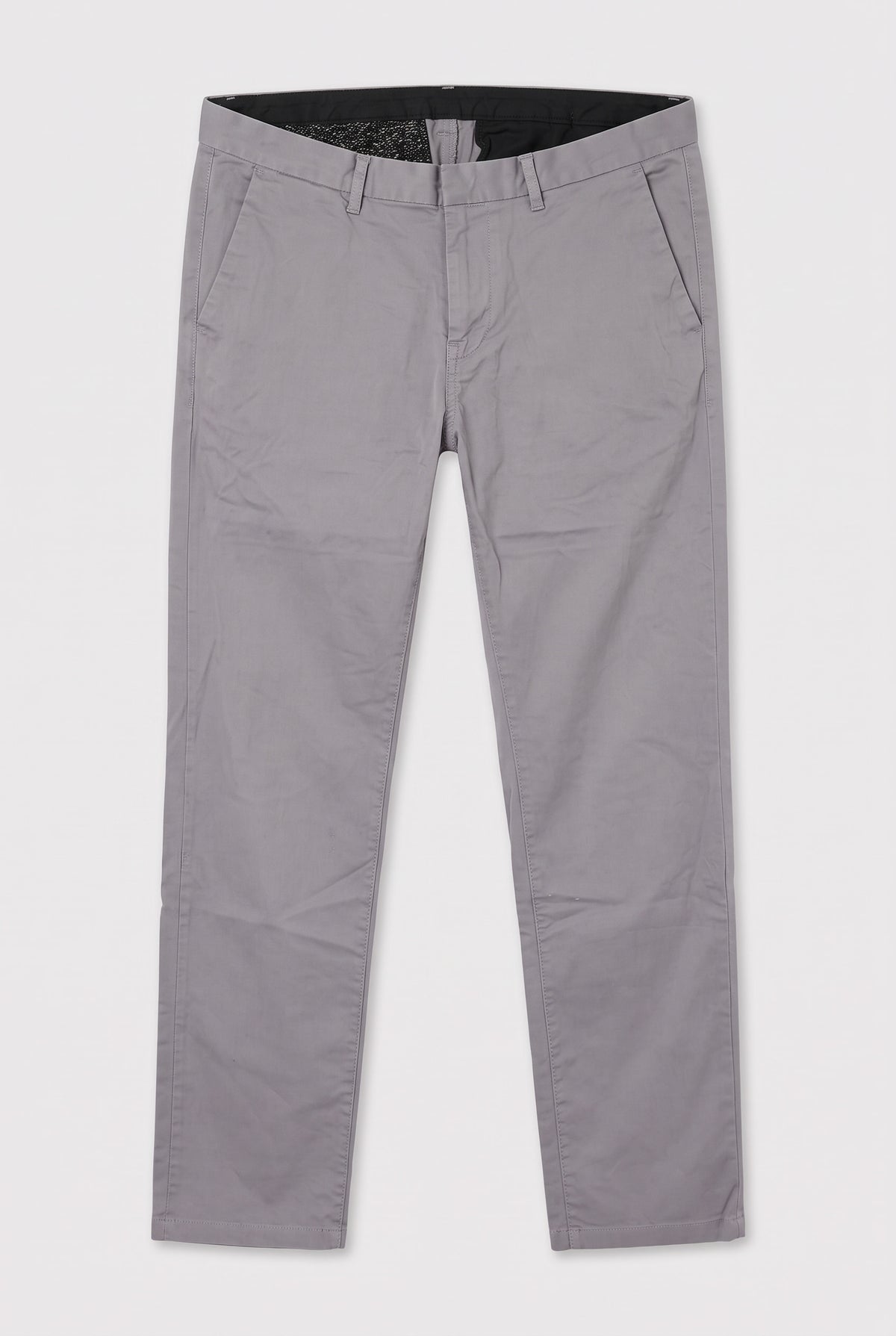 Chino slim satin