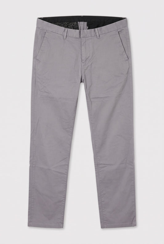 Chino slim satin