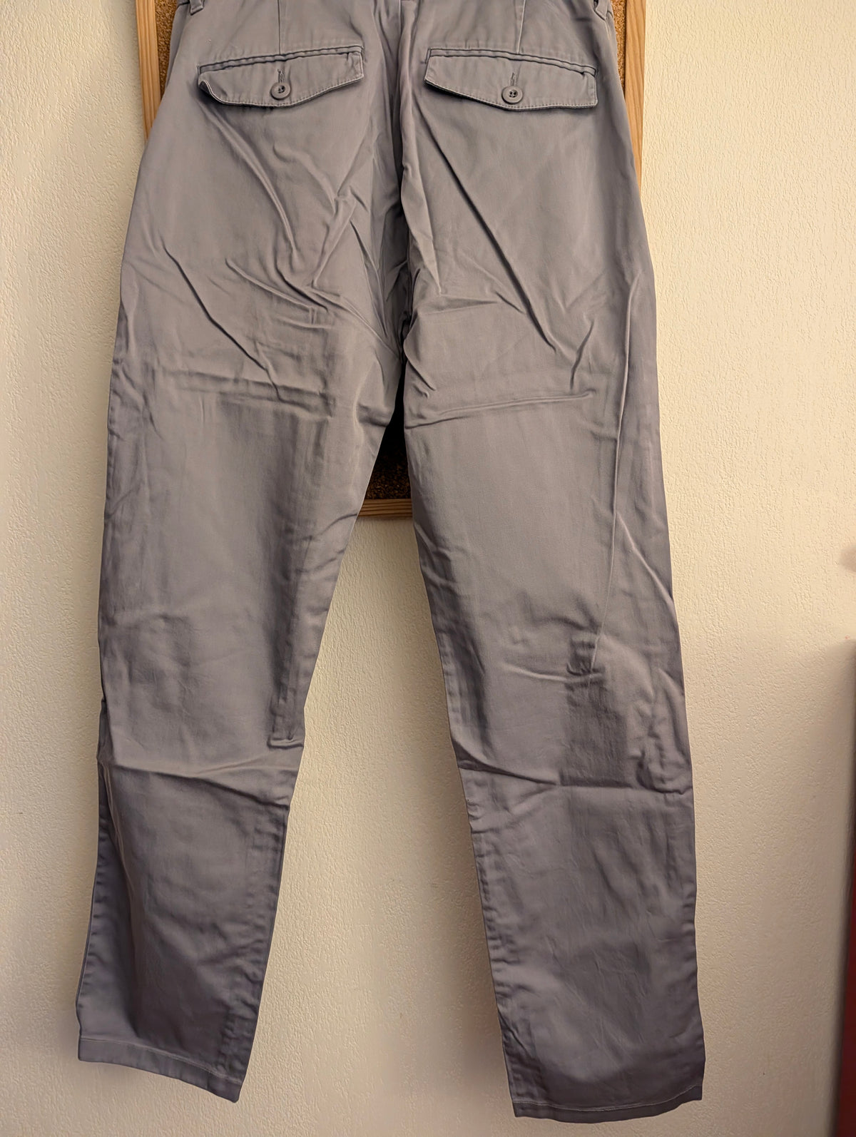 Chino slim satin