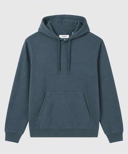 Sweat capuche bleu