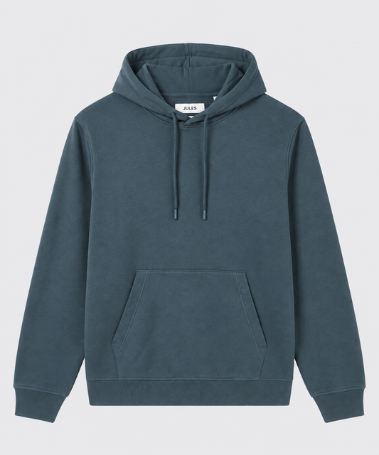 Sweat capuche bleu