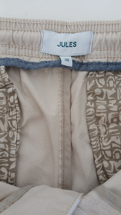 Bermuda chino uni taille élastiquée