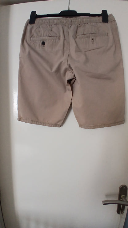 Bermuda chino taille élastiquée