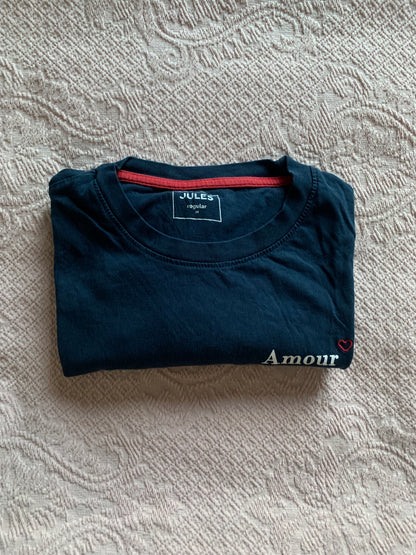 Tee-shirt imprimé poitrine amour de mec