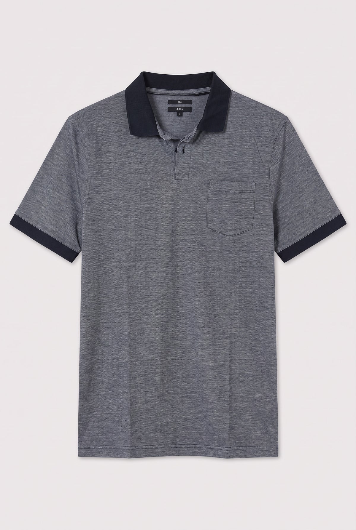 Polo microrayé