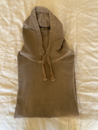 Sweat-shirt à capuche XL marron glacé