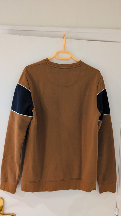 Sweat col rond colorblock