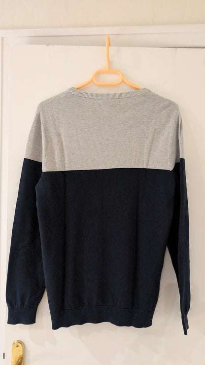 Pull esprit colorblock à poche