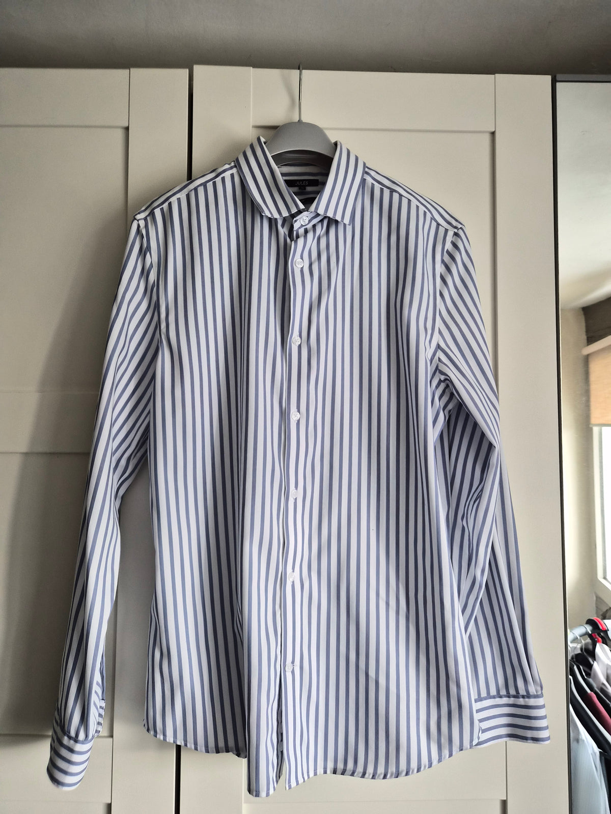 Chemise a rayure blanc bleu