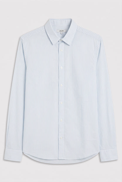 Chemise a rayure verte clair