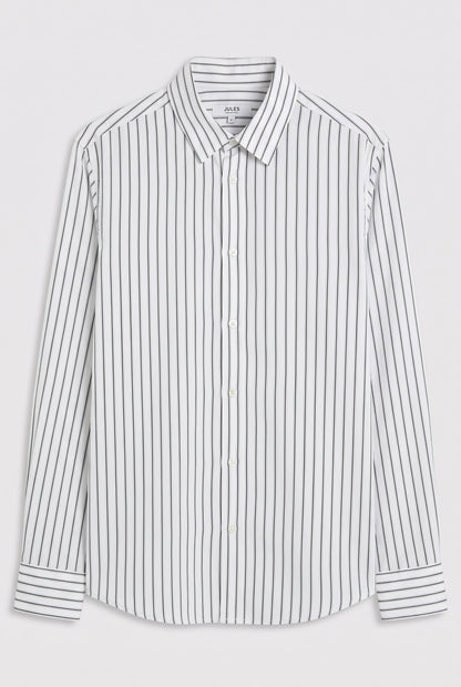 Chemise a rayure verte