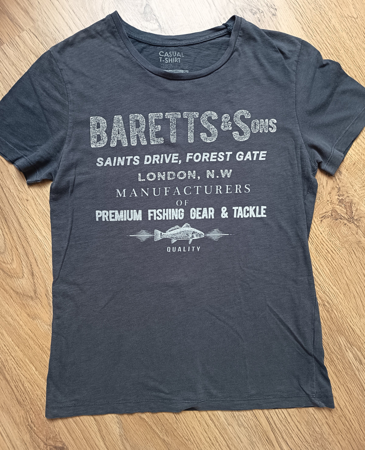 Tee shirt imprimé bleu marine