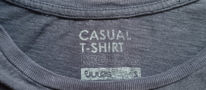 Tee shirt imprimé bleu marine