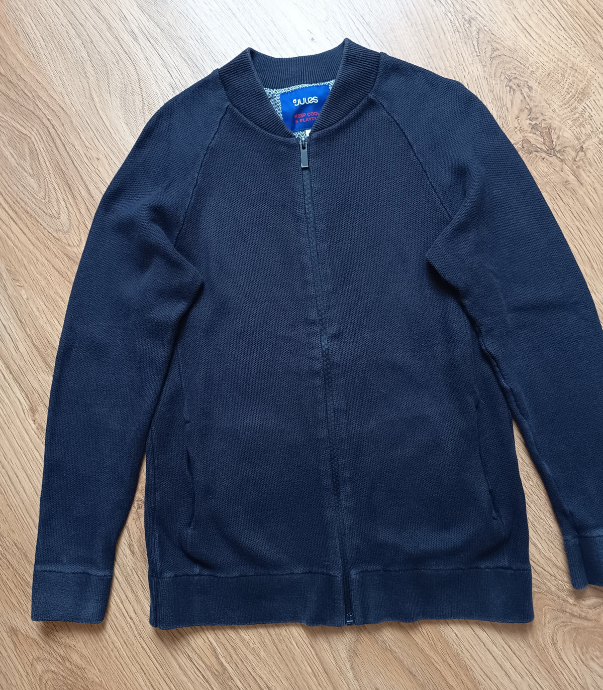 Gilet uni point fantaisie