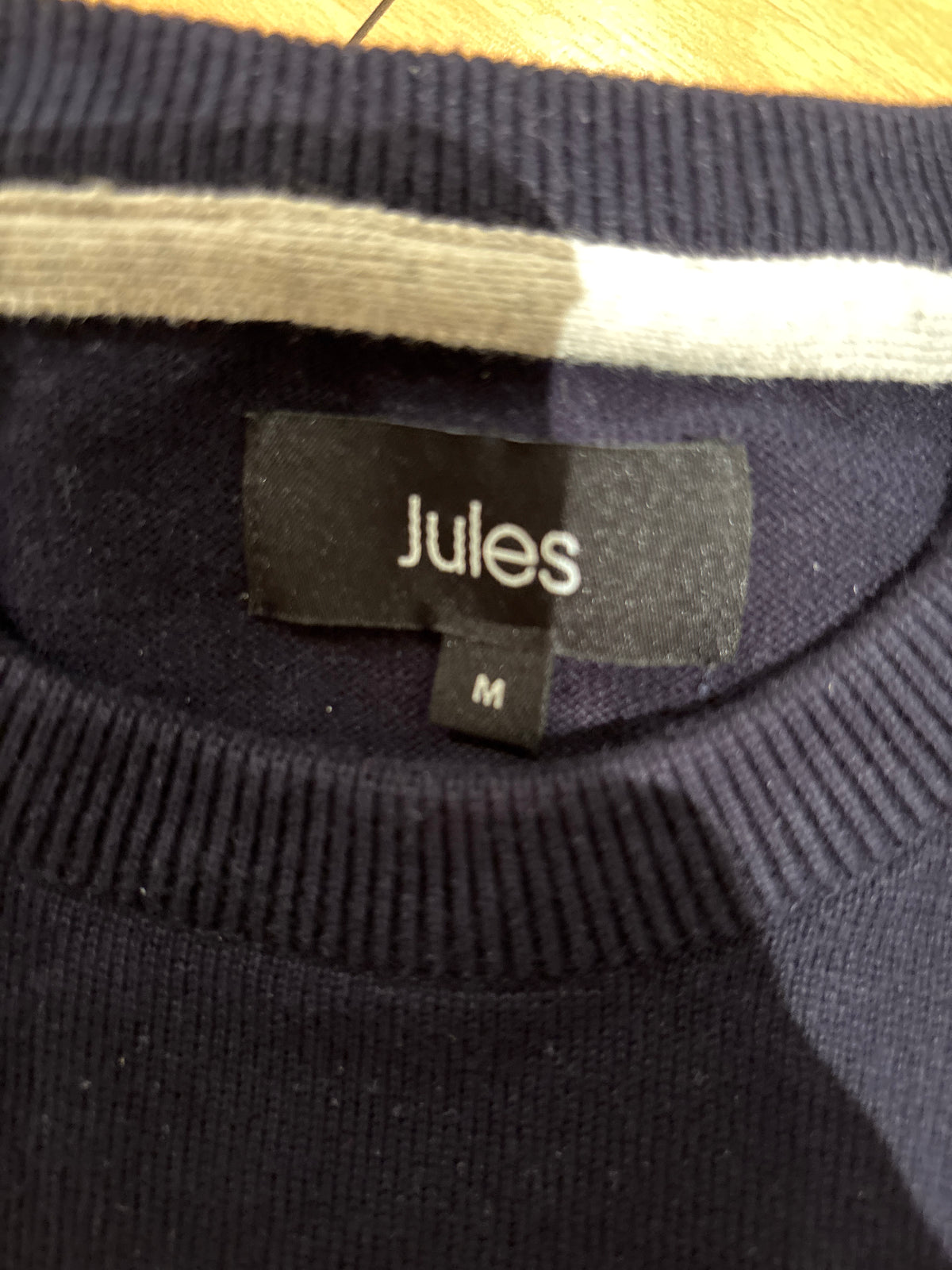 Pull jersey colorblock poche