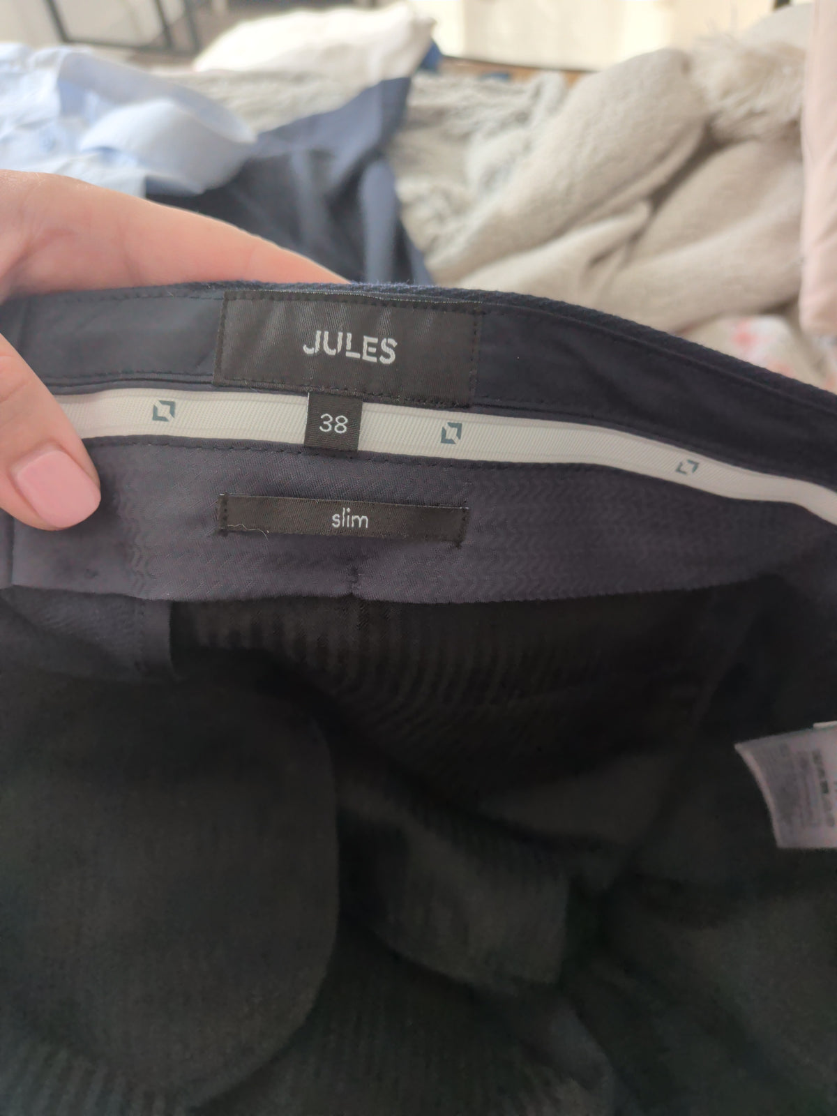 Pantalon de costume bleu nuit