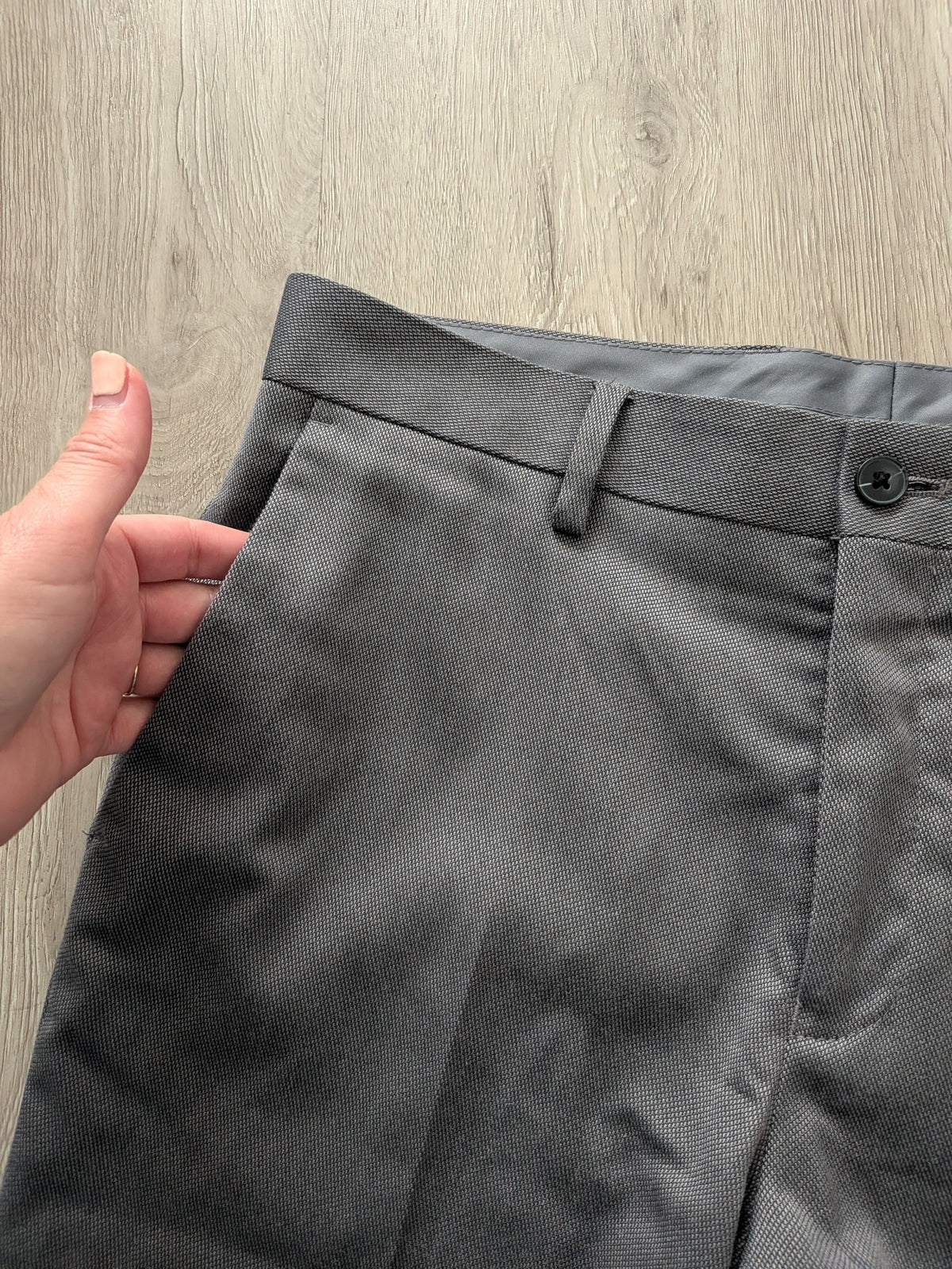 Pantalon de costume uni slim