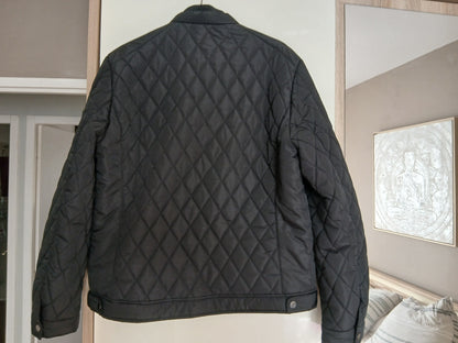 Blouson col montant type biker