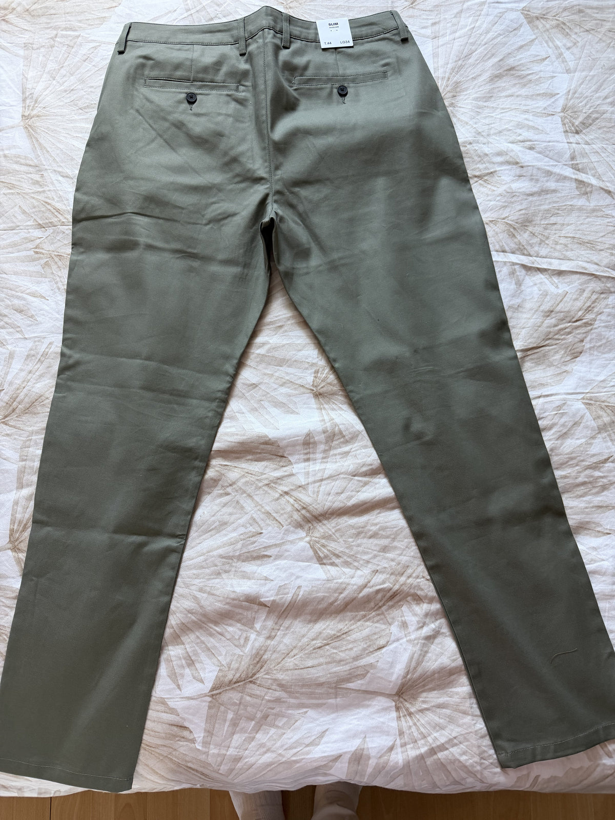 Pantalon chino slim 'le parfait by JULES' - Kaki