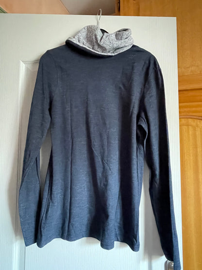 tee shirt manches longues col snood