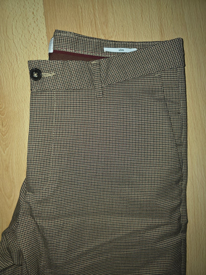 Chino Slim à carreaux