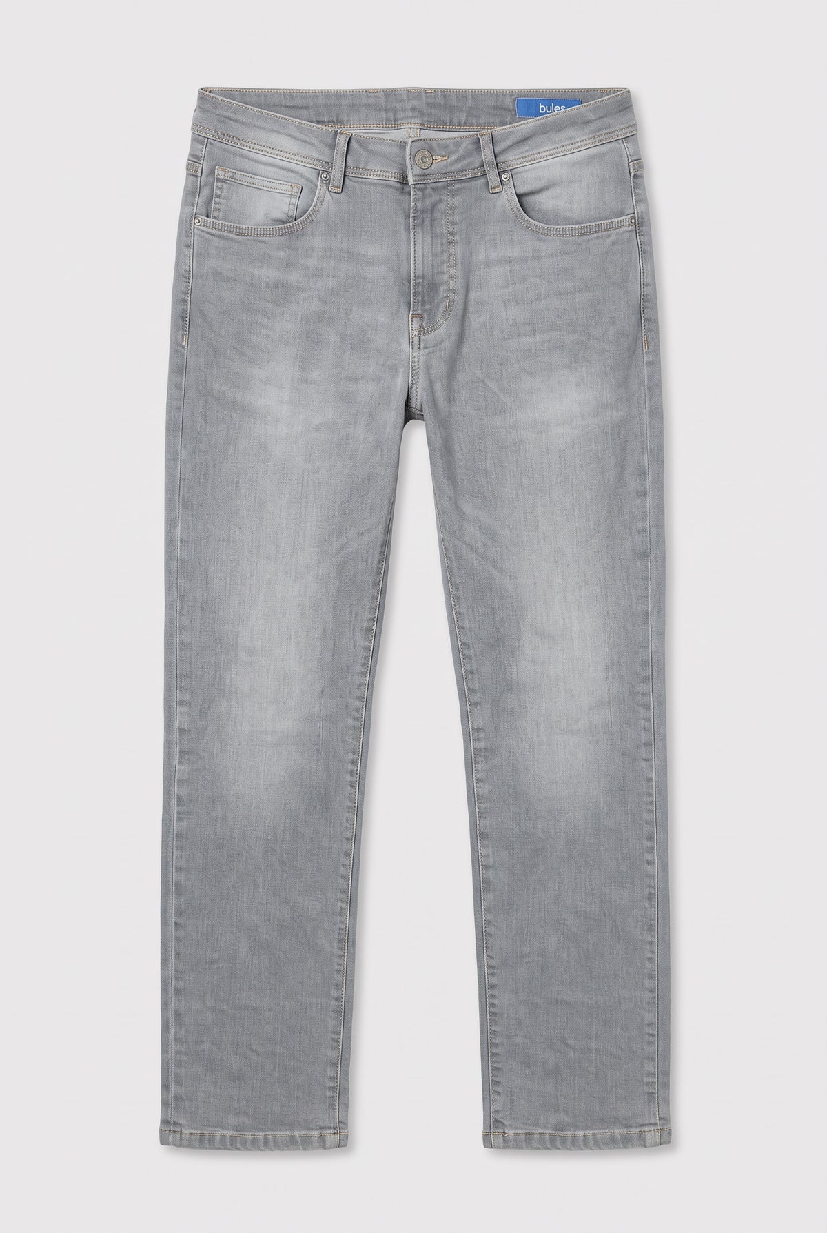 Jean straight gris 4 longueurs
