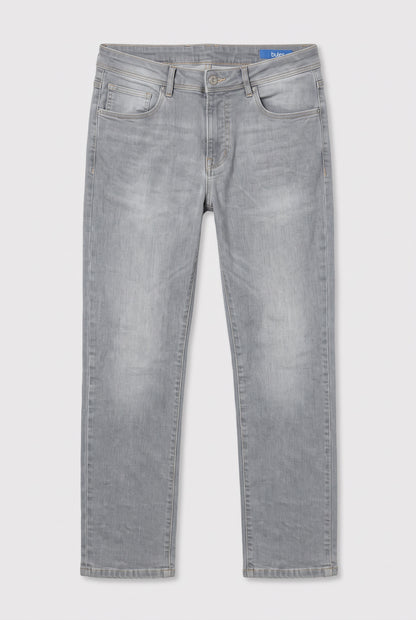 Jean straight gris 4 longueurs