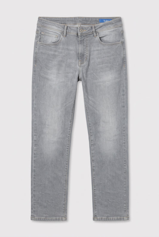 Jean straight gris 4 longueurs
