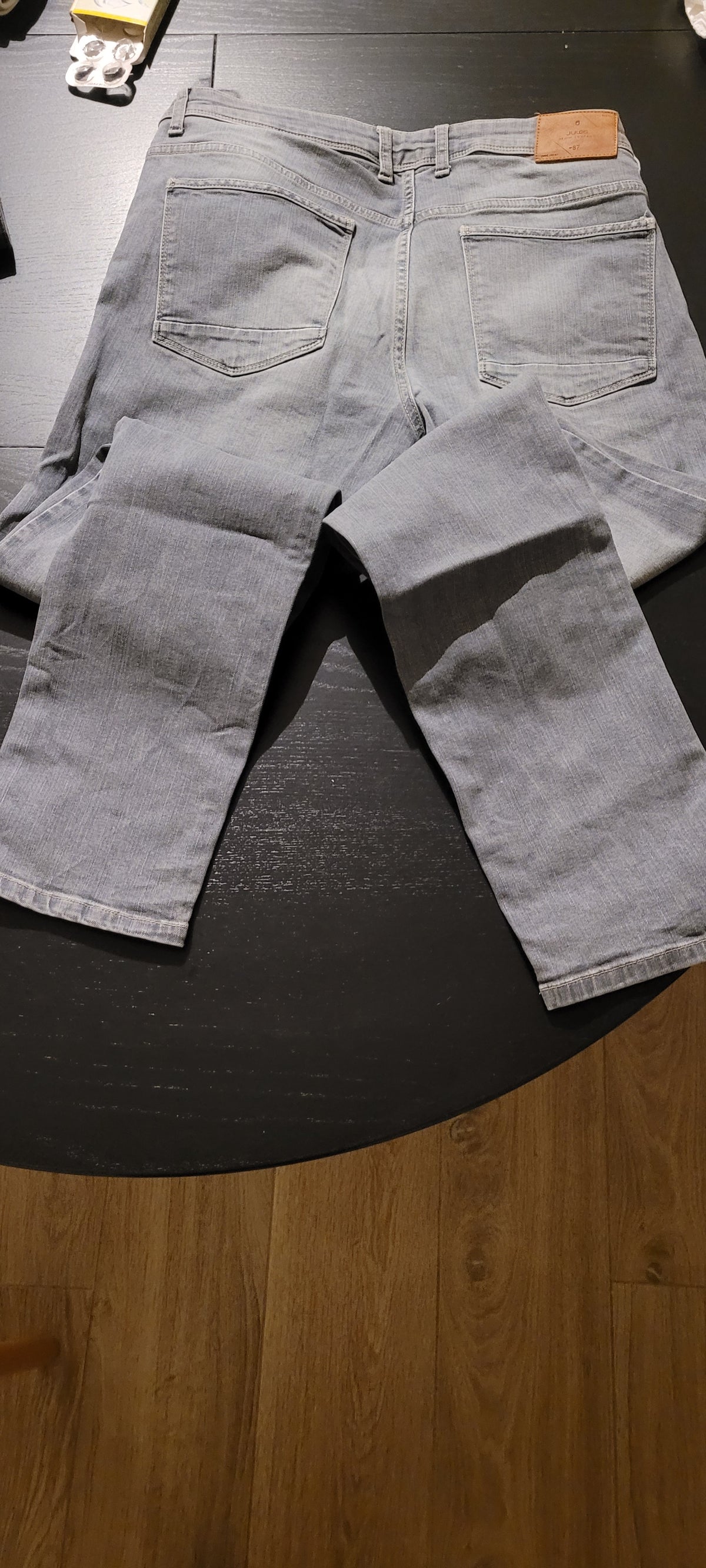 Jean straight gris 4 longueurs