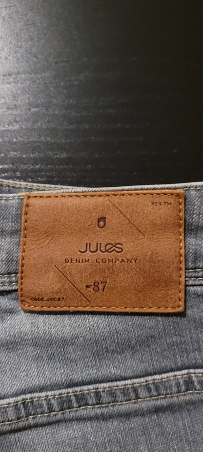 Jean straight gris 4 longueurs