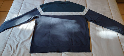 Sweat color block maille fantaisie