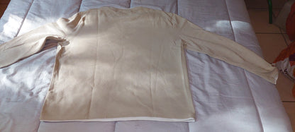 Tee shirt double col matière fantaisie